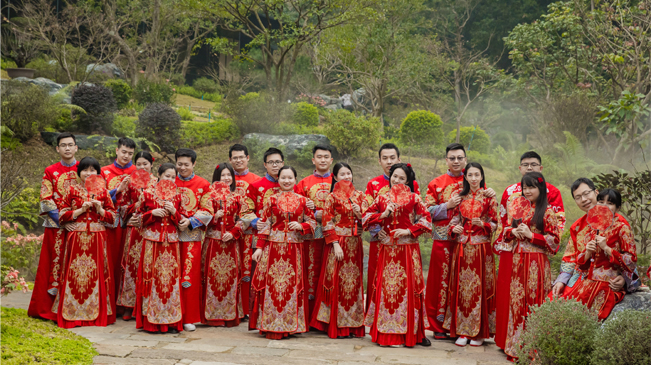 【新春走基层】甜！广州15对新人举行集体婚礼